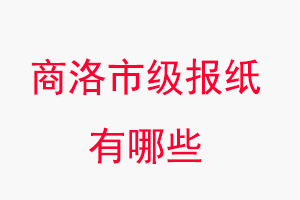 商洛報紙有哪些，商洛市級報紙有哪些找我要登報網